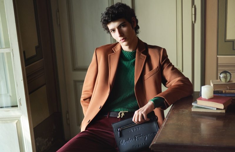 Elevate Your Accessories with Salvatore Ferragamo Tornabuoni 1927 Collection Salvatore Ferragamo enlists model Mario Lopez as the face of its Tornabuoni 1927 collection.
