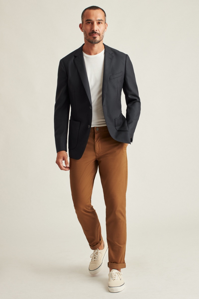 Smart Casual Outfits Men Relaxed Friday Unstructured Blazer Chinos