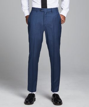 Sutton Stretch Tropical Wool Suit Trouser In Petrol Blue Sutton Stretch Tropical Wool Suit Trouser In Petrol Blue