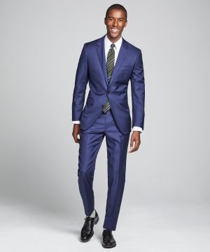 Sutton Wool Twill Suit Jacket In Blue Sutton Wool Twill Suit Jacket In Blue