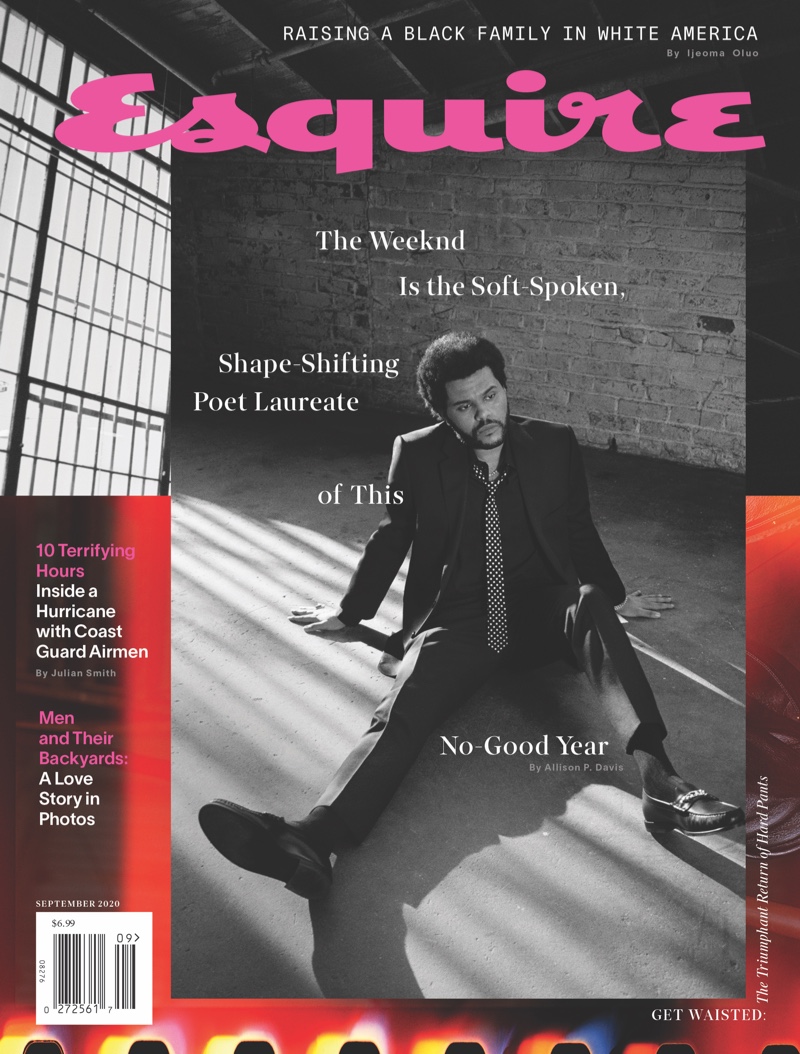 The Weeknd covers the September 2020 issue of Esquire magazine.