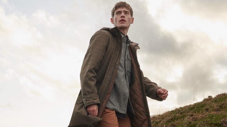 Bo Embraces Rugged Style in Barbour Tartan Fall ’20 Collection