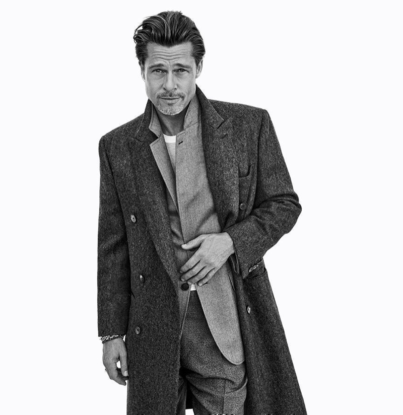 Front and center, Brad Pitt stars in Brioni's fall-winter 2020 campaign.