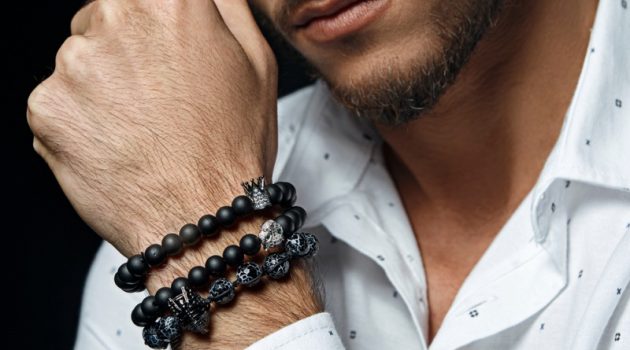 A Guide to Buying Men’s Spiritual Jewelry Closeup Mens Beaded Jewelry Bracelets