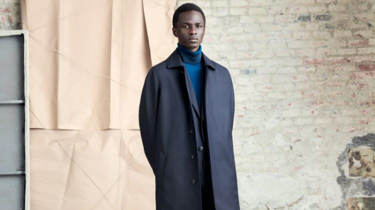 Malick Bodian fronts Ermenegildo Zegna's fall-winter 2020 campaign.