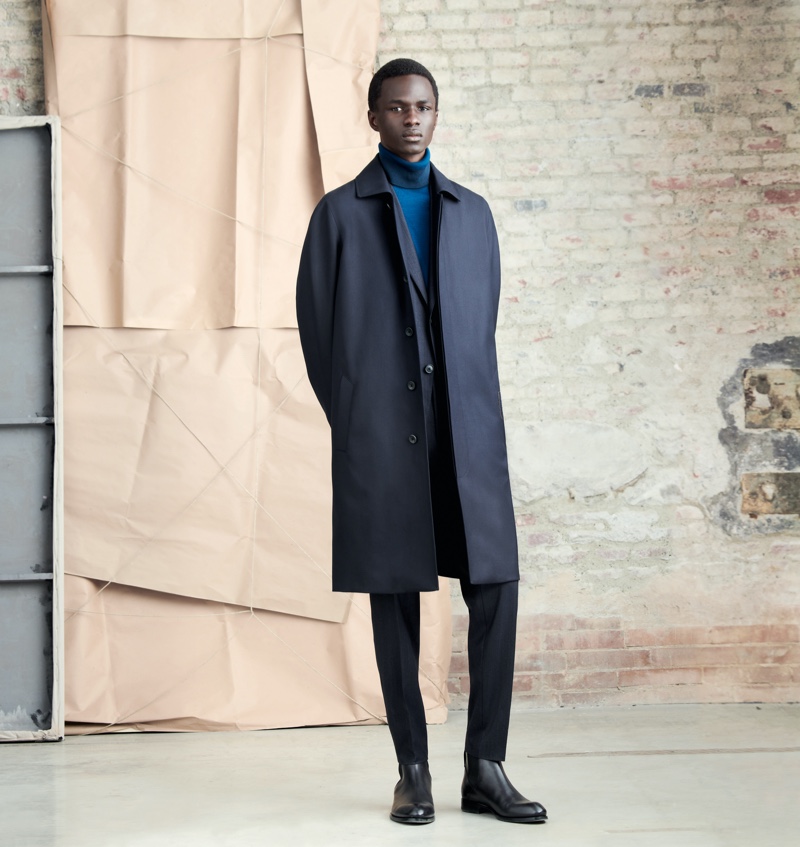 Malick Bodian fronts Ermenegildo Zegna's fall-winter 2020 campaign.