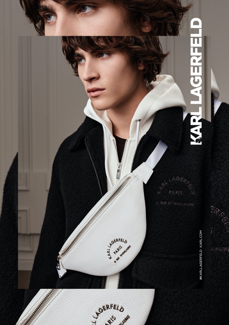 Karl Lagerfeld enlists Liam Kelly to star in its fall-winter 2020 men's campaign. » Liam & Sebastien Front Karl Lagerfeld Fall '20 Campaign Karl Lagerfeld enlists Liam Kelly to star in its fall-winter 2020 men's campaign.