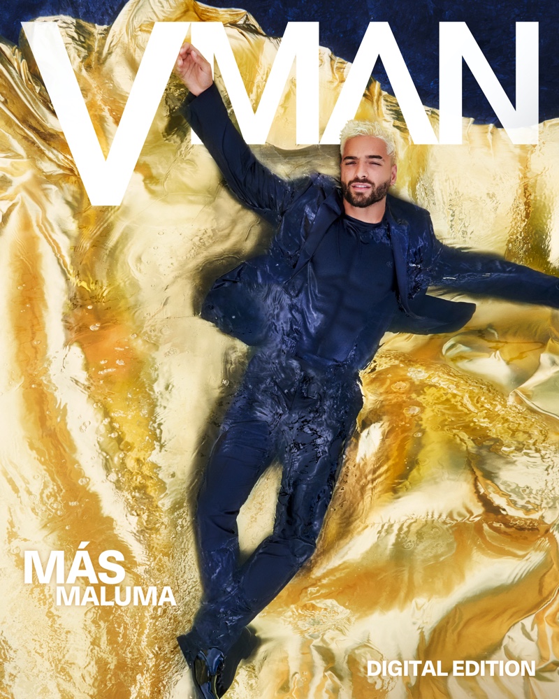 Maluma stars in a digital cover for VMAN.