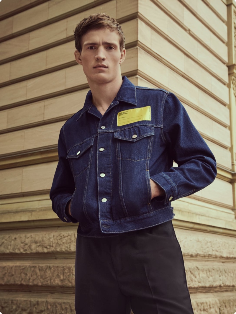 Julian Schneyder stars in Stylebop's fall 2020 campaign.