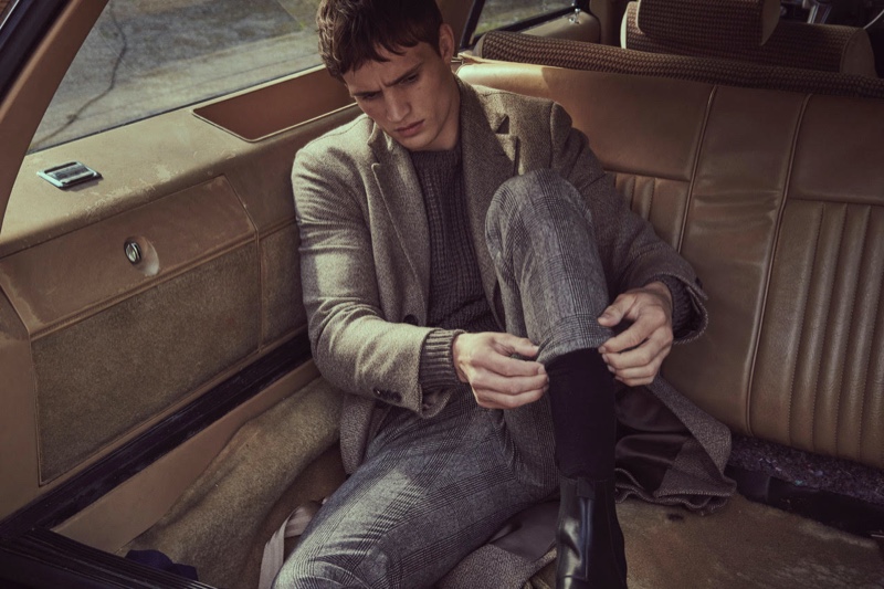 Austrian model Julian Schneyder appears in Stylebop's fall 2020 men's campaign.