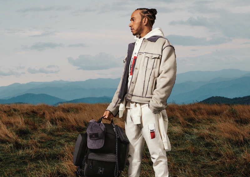 Reuniting with Tommy Hilfiger for his fifth TommyxLewis collection, Lewis Hamilton fronts the fall-winter 2020 campaign.