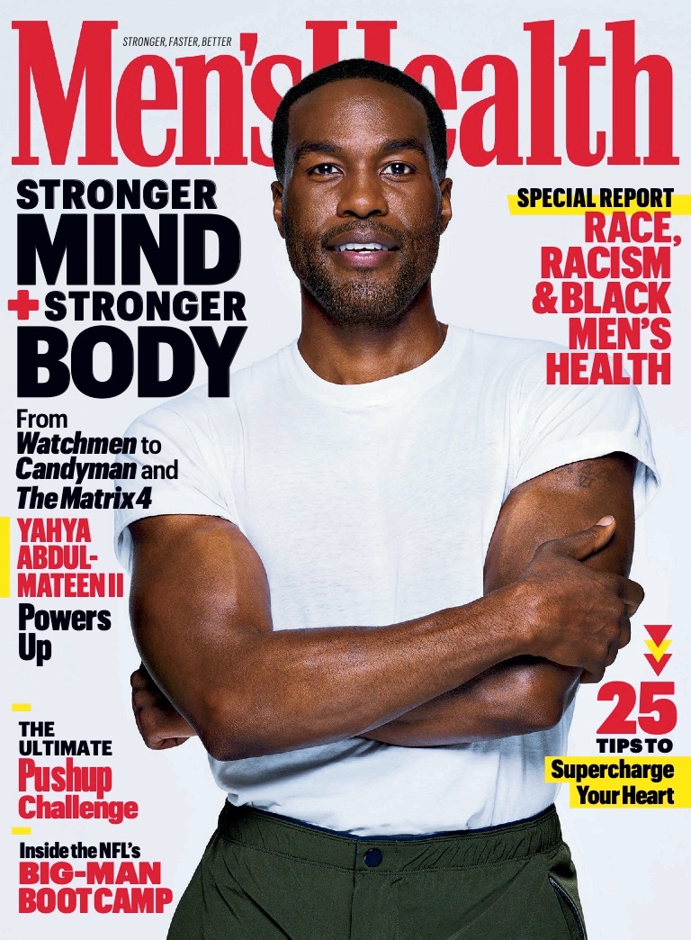Yahya Abdul-Mateen II covers the September 2020 issue of Men's Health.