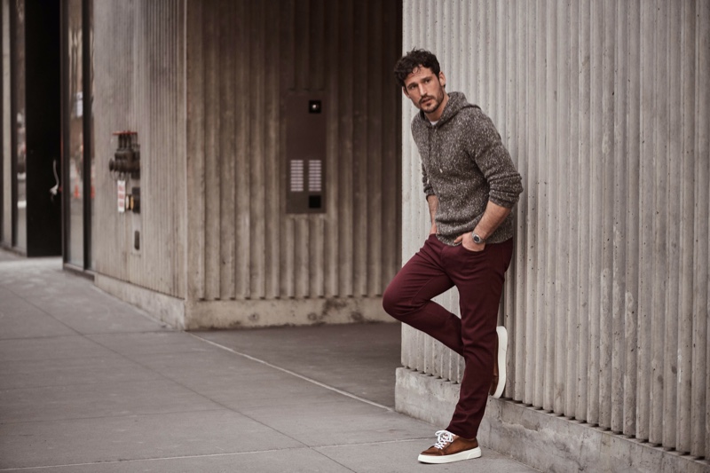 34 Heritage Fall Winter 2020 Mens Collection Lookbook 15 COURAGE BURGUNDY COMFORT 31693 111