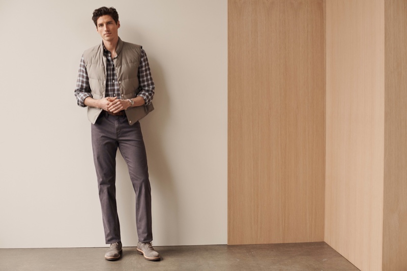 34 Heritage Fall Winter 2020 Mens Collection Lookbook 26 CHARISMA ANTHRACITE TWILL 19592 068