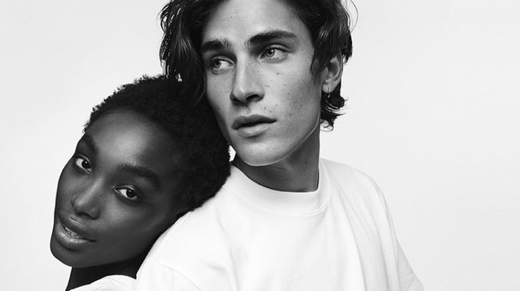 Bola Edun and Liam Kelly front Club Monaco's fall-winter 2020 campaign.