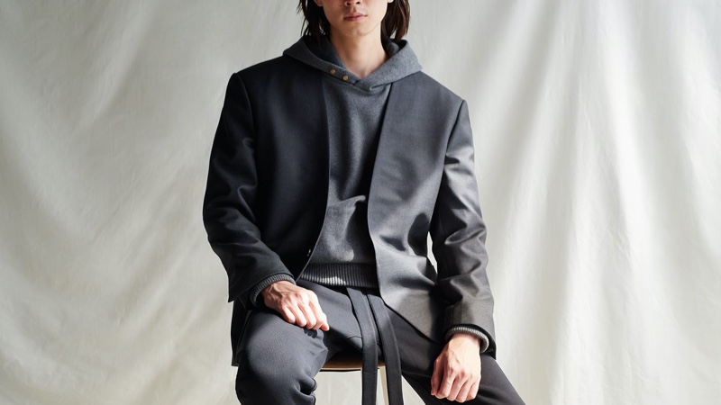 Marc Hibbert links up with Mr Porter to photograph the new Fear of God for Ermenegildo Zegna collection.