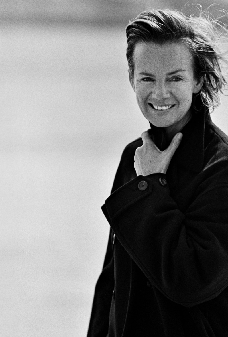 Designer Jil Sander photographed by Peter Lindbergh | Photo Credit: UNIQLO