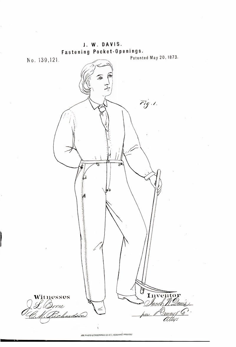 Levis Rivet Design Patent 001