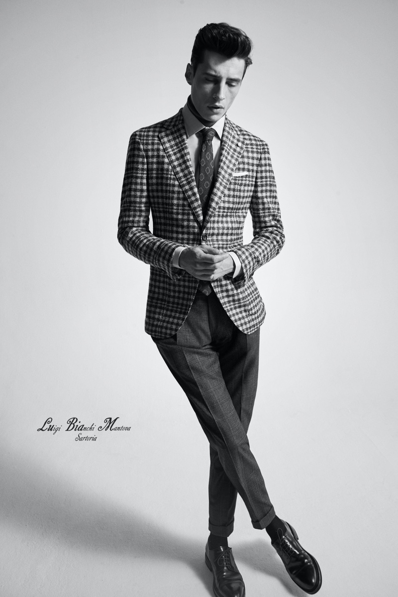 Adrien Suits Up for Luigi Bianchi Mantova Fall '20 Campaign