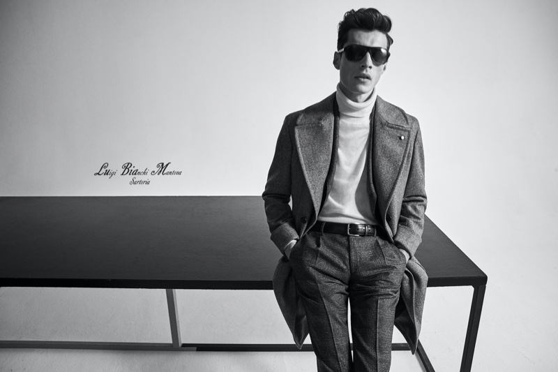 Adrien Suits Up for Luigi Bianchi Mantova Fall '20 Campaign