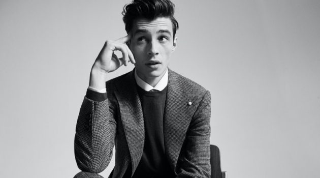 Adrien Suits Up for Luigi Bianchi Mantova Fall '20 Campaign Adrien Suits Up for Luigi Bianchi Mantova Fall '20 Campaign