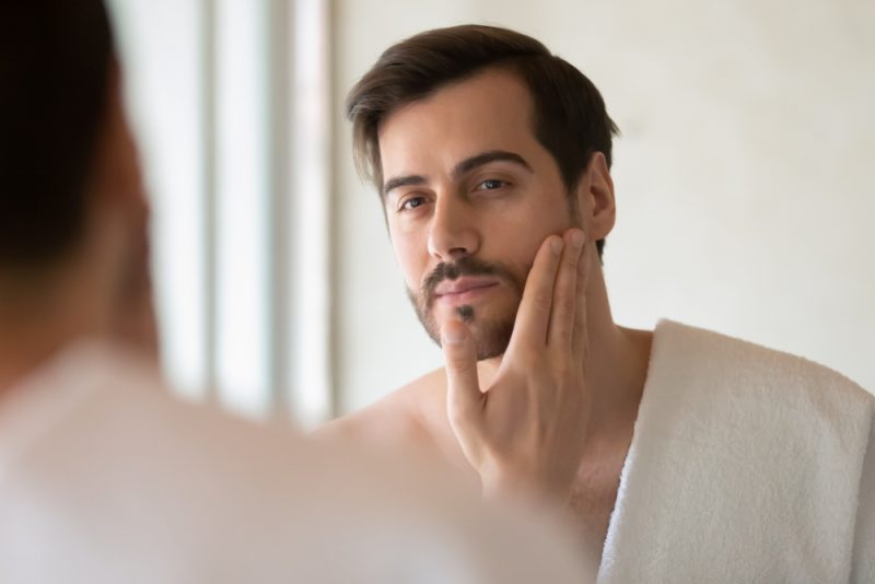 Male Model Mens Skincare