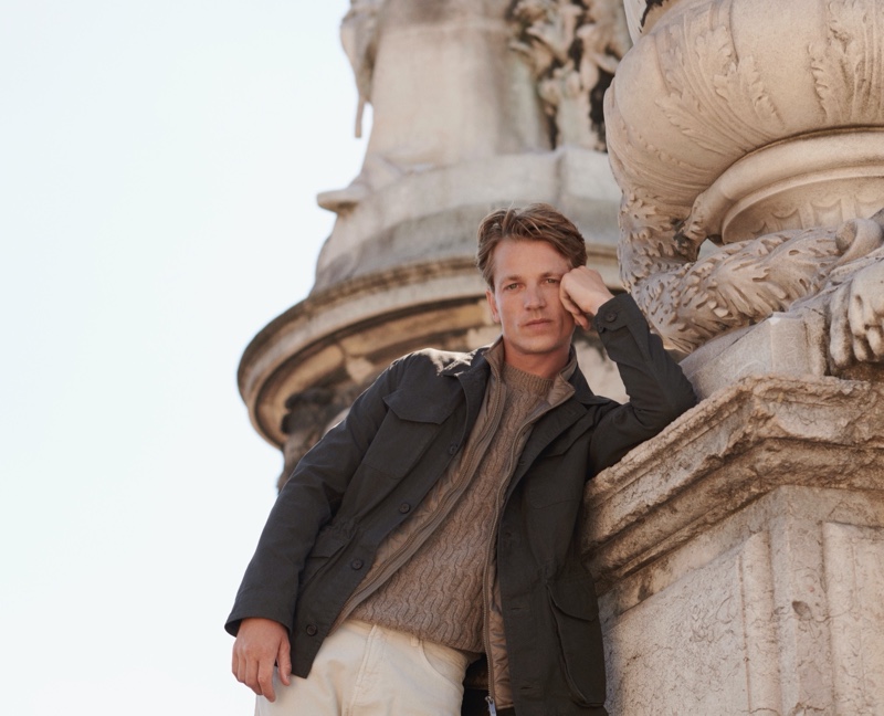 At the Break of Dawn: Hugo Models Fall Fashions from Massimo Dutti