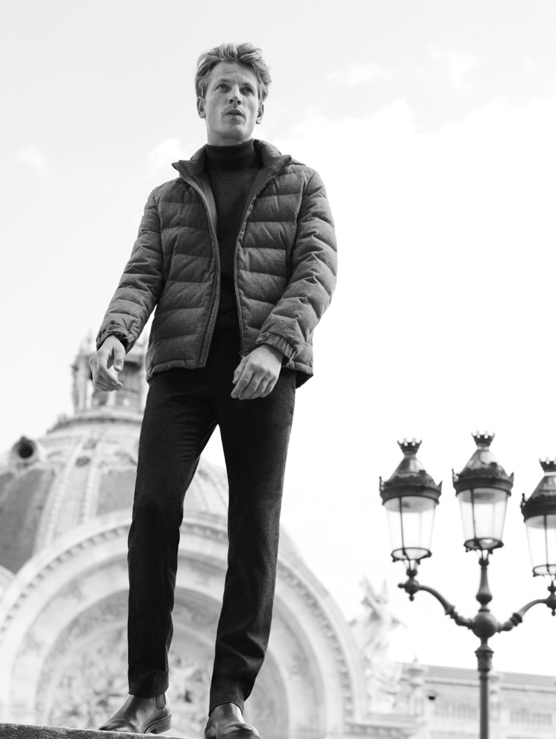 At the Break of Dawn: Hugo Models Fall Fashions from Massimo Dutti