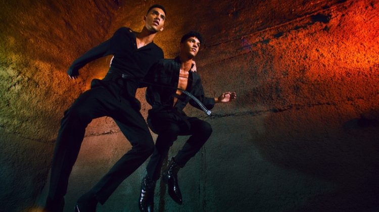 Hector, Jan Carlos & Abdulaye Model Fear of God x Ermenegildo Zegna for Paper
