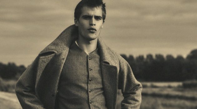 Parker Channels Retro Charm for Vogue Hommes Paris Parker Channels Retro Charm for Vogue Hommes Paris