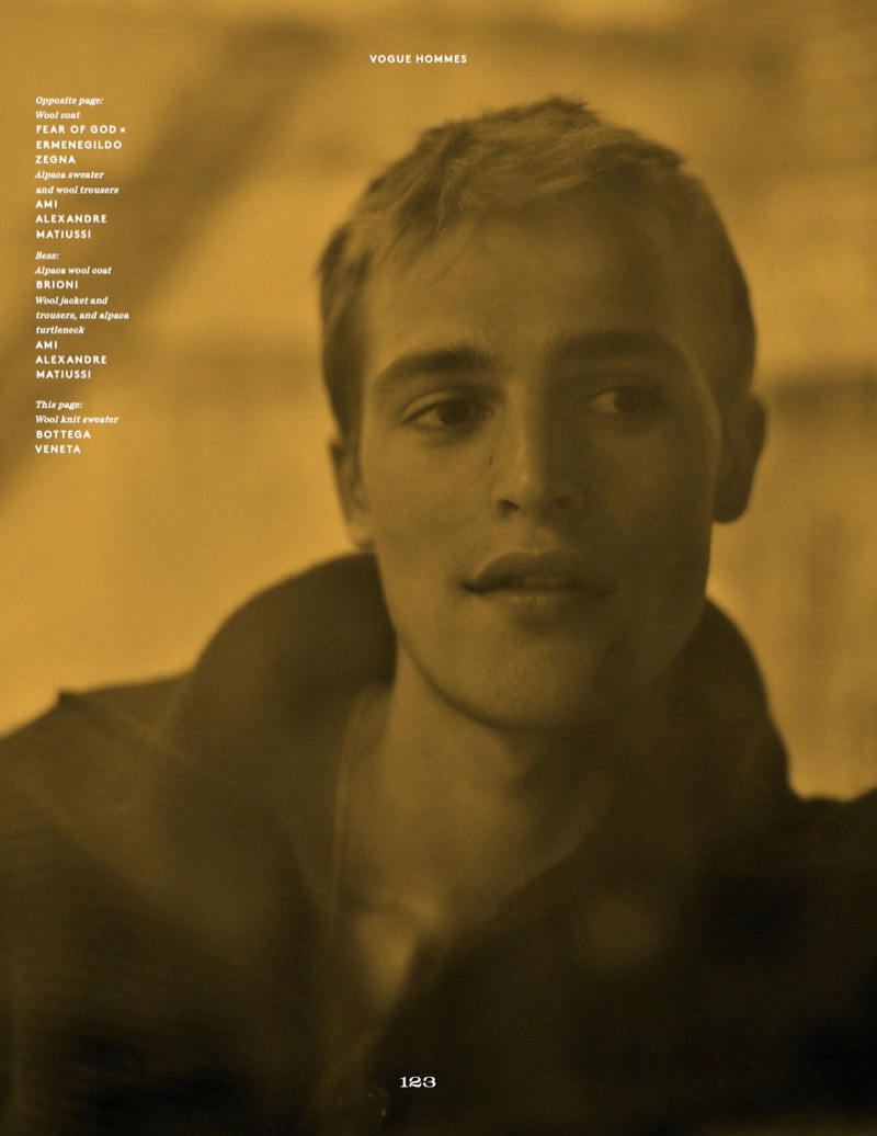 Parker van Noord 2020 Vogue Hommes Paris Editorial