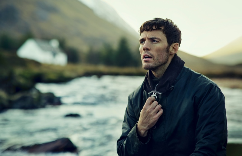 Sam Claflin Barbour Gold Standard Fall Winter 2020 Campaign 003