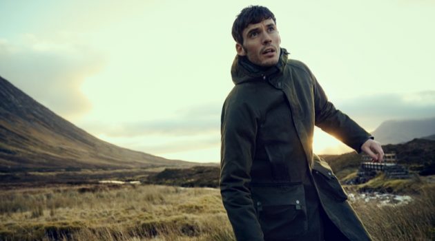 Sam Claflin Travels to Scotland for Barbour Gold Standard Fall '20 Campaign Sam Claflin Travels to Scotland for Barbour Gold Standard Fall '20 Campaign