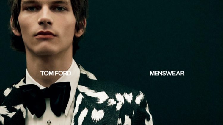 Erik van Gils fronts Tom Ford's fall-winter 2020 men's campaign.