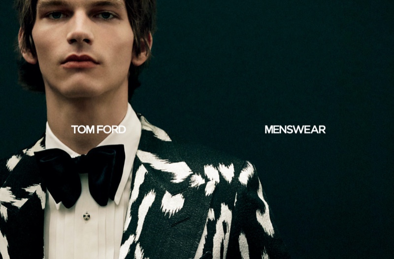 Erik van Gils fronts Tom Ford's fall-winter 2020 men's campaign.