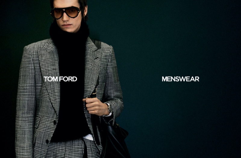 Elias de Poot reunites with Tom Ford for its fall-winter 2020 men's campaign.