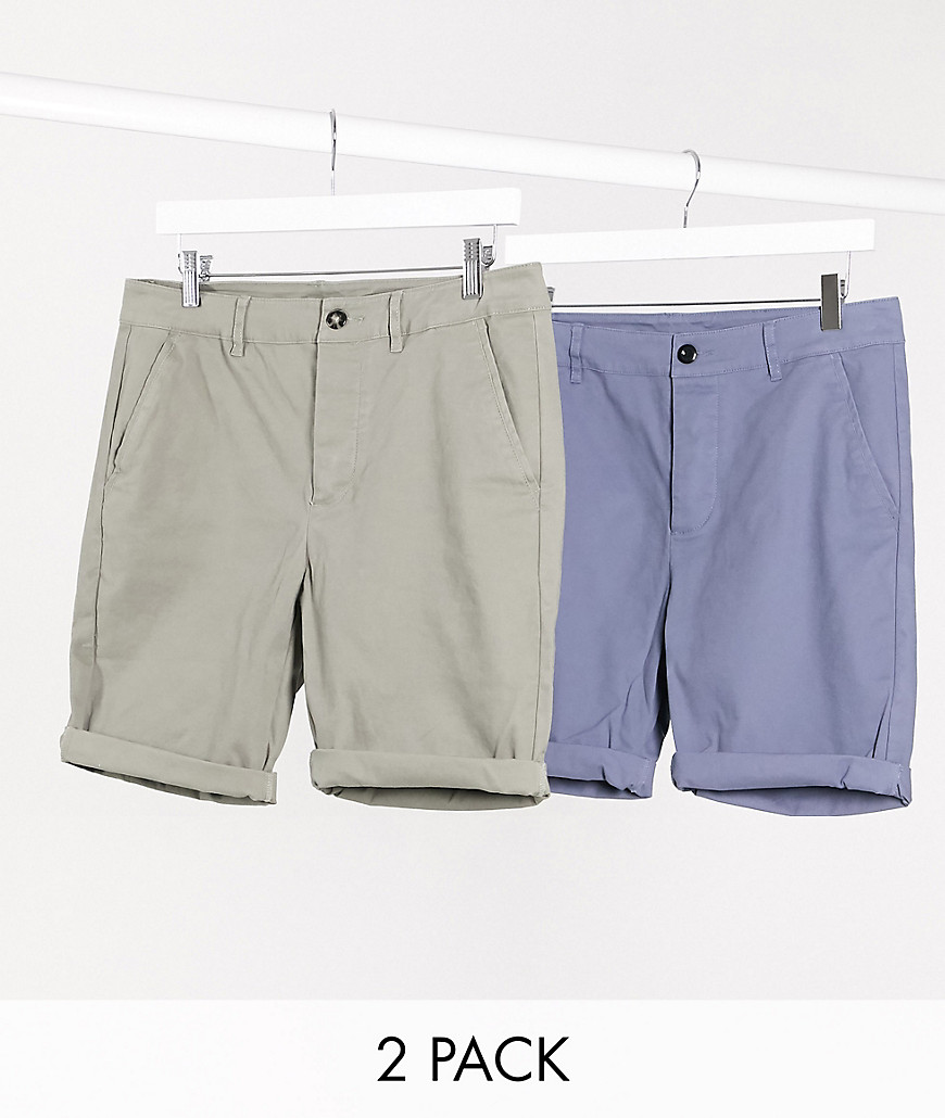 super skinny chino shorts
