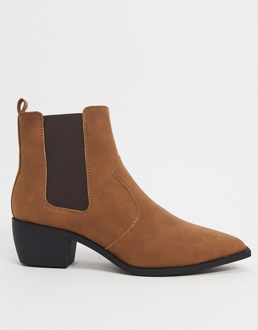 ASOS DESIGN Cuban heel western chelsea 