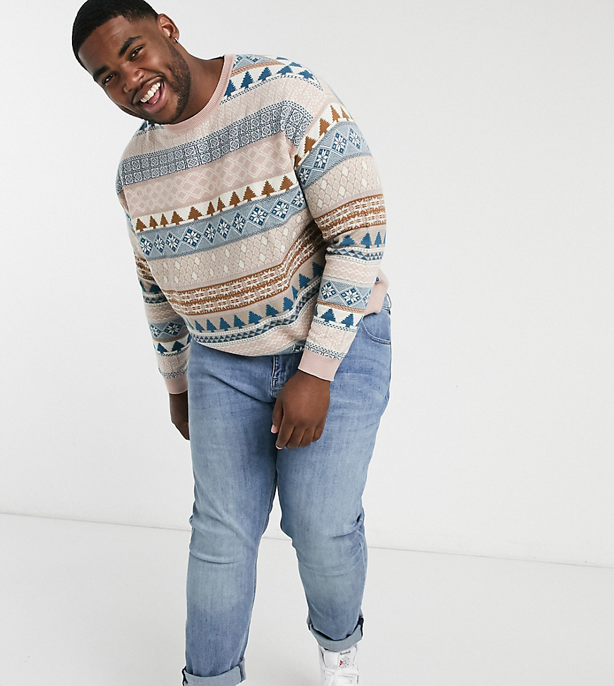 asos mens fairisle jumper