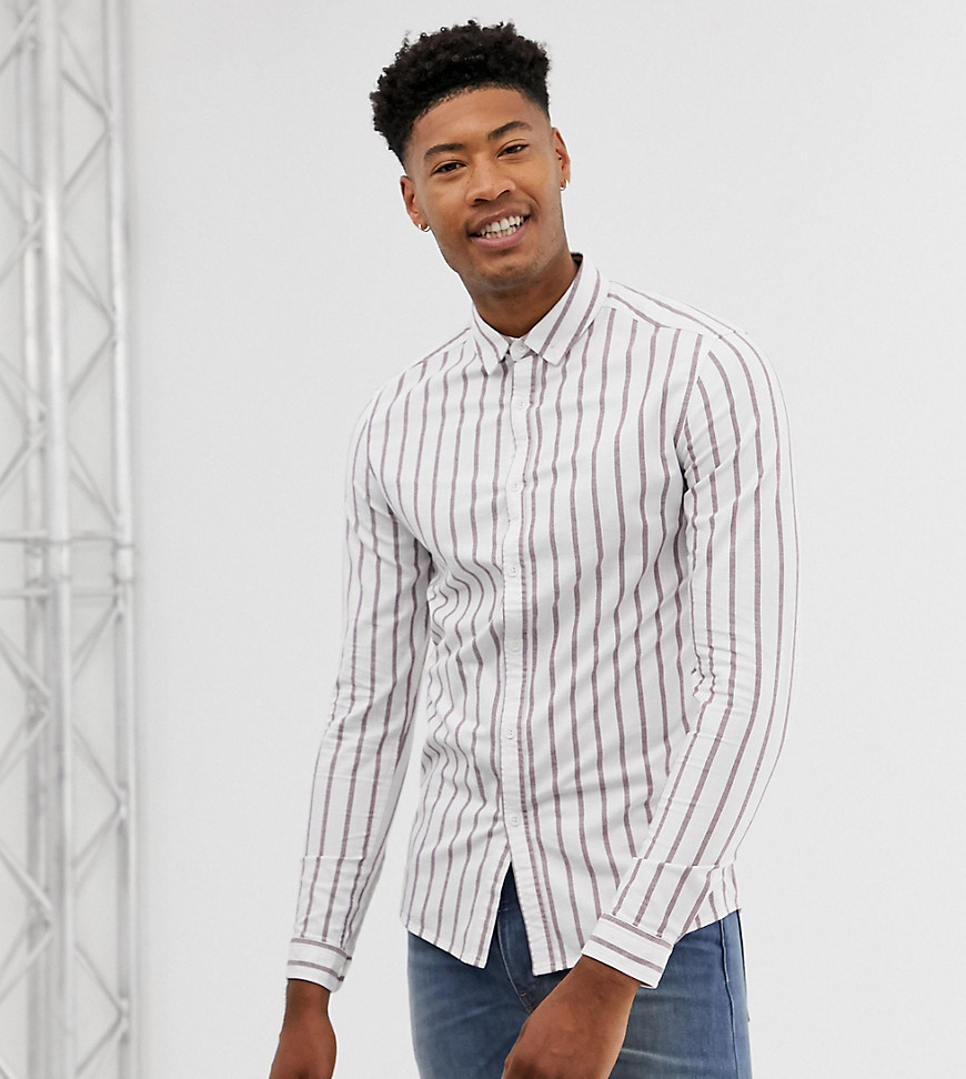 white skinny fit shirt