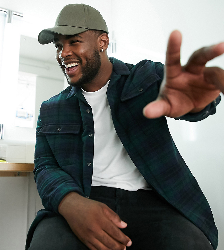 asos flannel overshirt