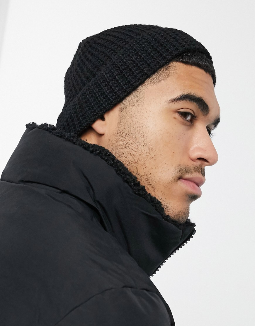 mens waffle knit beanie