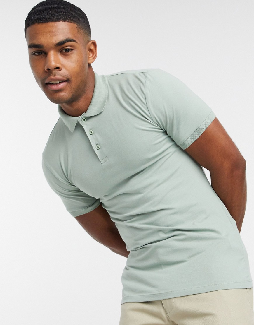 muscle fit jersey shirt