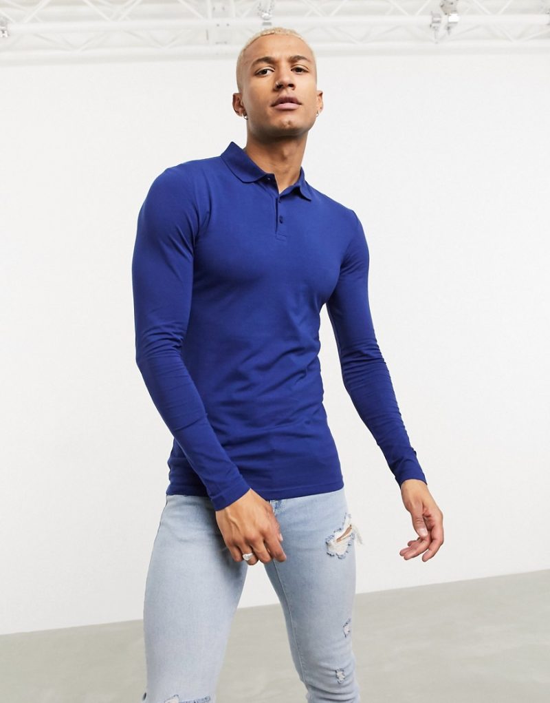 asos muscle fit long sleeve