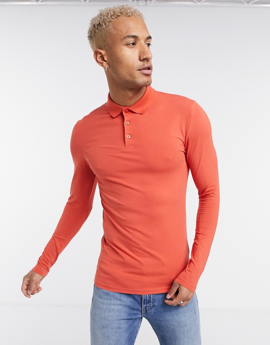 asos muscle fit long sleeve