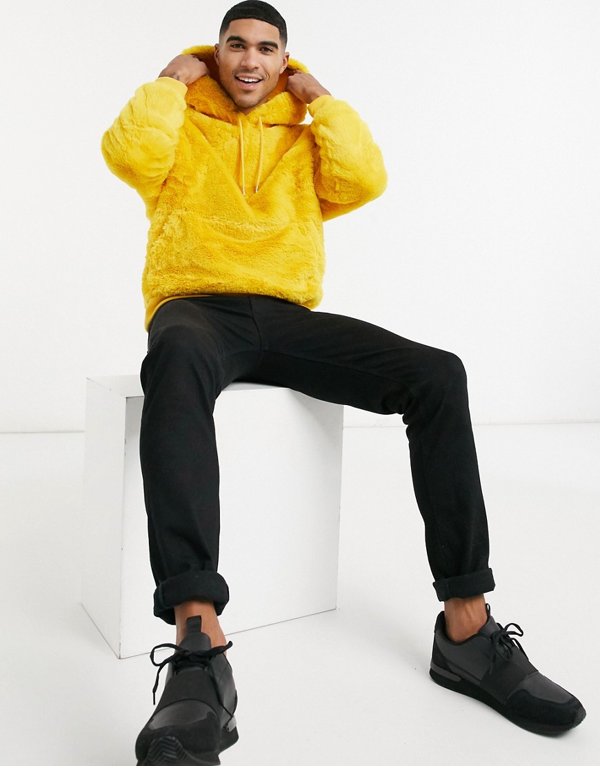 mustard oversized hoodie