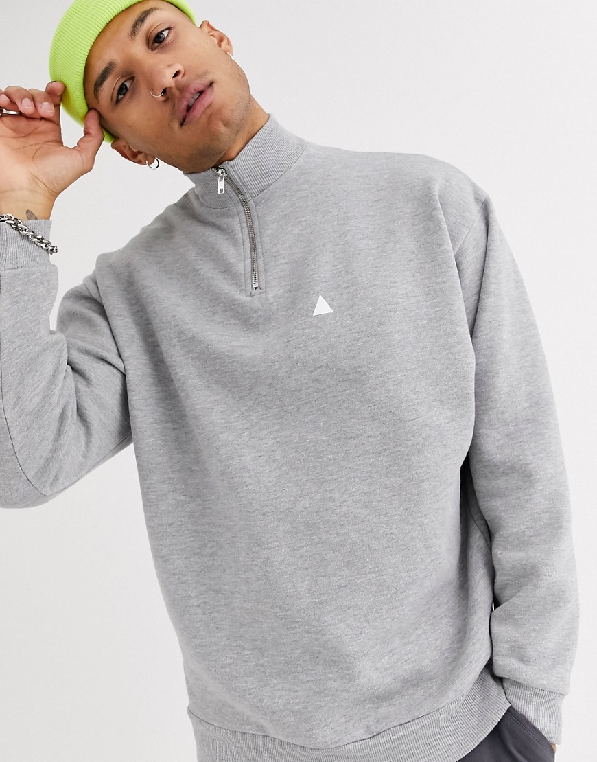 asos grey sweatshirt