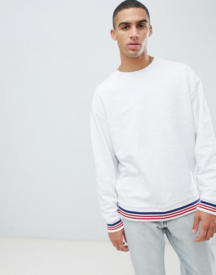 asos design oversized sweatshirt