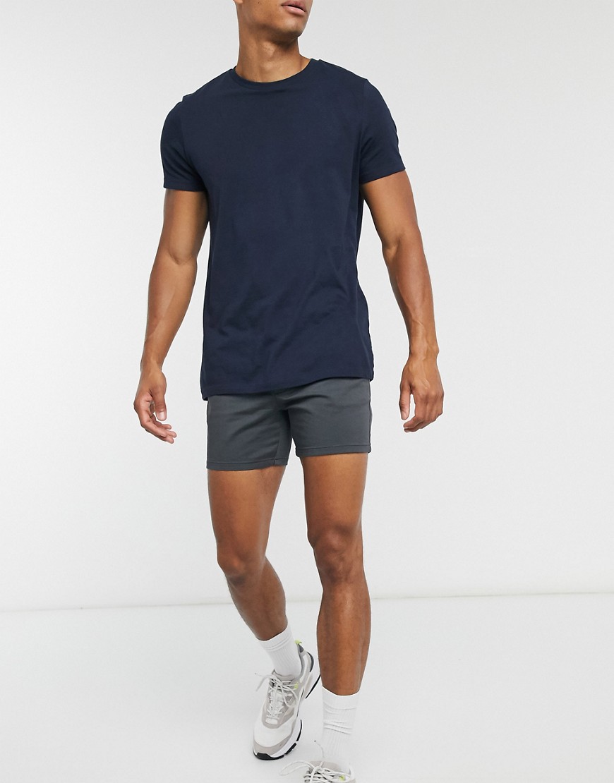 skinny chino shorts mens