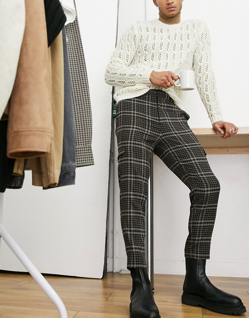 oversized plaid pants